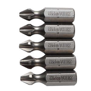 ZHIDA Torsion Screw Insert Bits Phillips PH2 1 Inch Long 2#