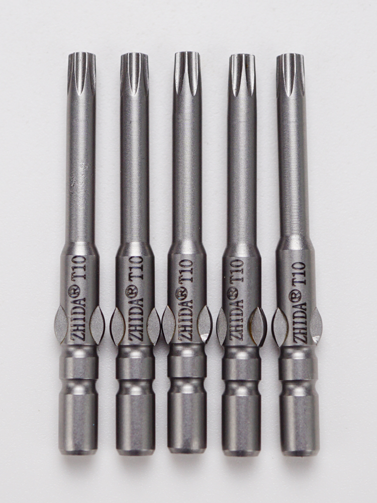 ZHIDA 4mm Wing Shank Torx Screwdriver Bits T2 T3 T4 T5 T6 T8 T10 T15 T20