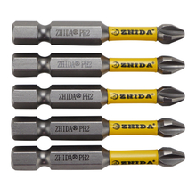 ZHIDA Durable Phillips Screw Impact Bits PH2 - 2-Inch Long for Reliable Screwdriving