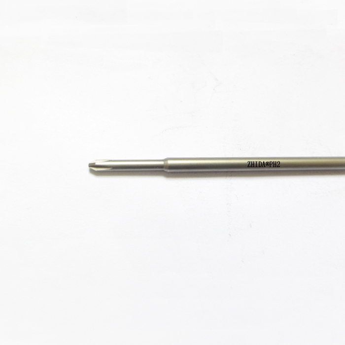 Philip 2# Corss screwdriver bits168MM length tail halfmoon